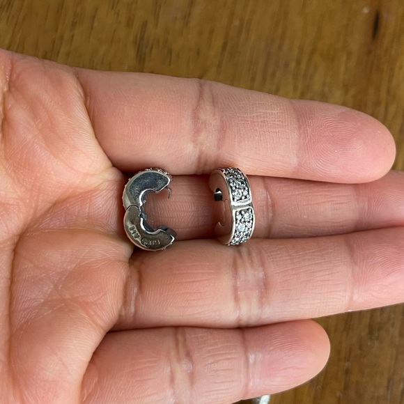 NWOT Limited Edition Pandora Fireworks Bangle Bracelet w/ 3 Christmas Charms EUC - Picture 13 of 15